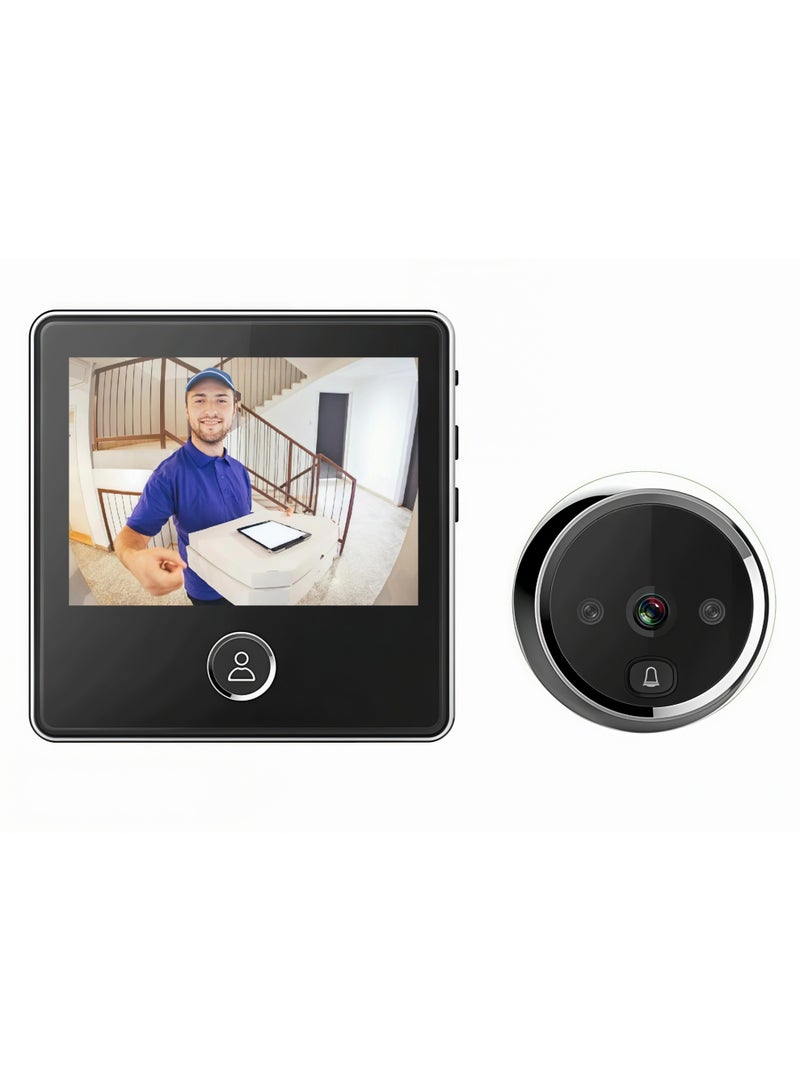 3" LCD Screen Digital Door Camera Electronic Door Viewer Bell IR Night vison Door Peephole Camera Photo Recording 120 degrees Wide View Angle - Image 1